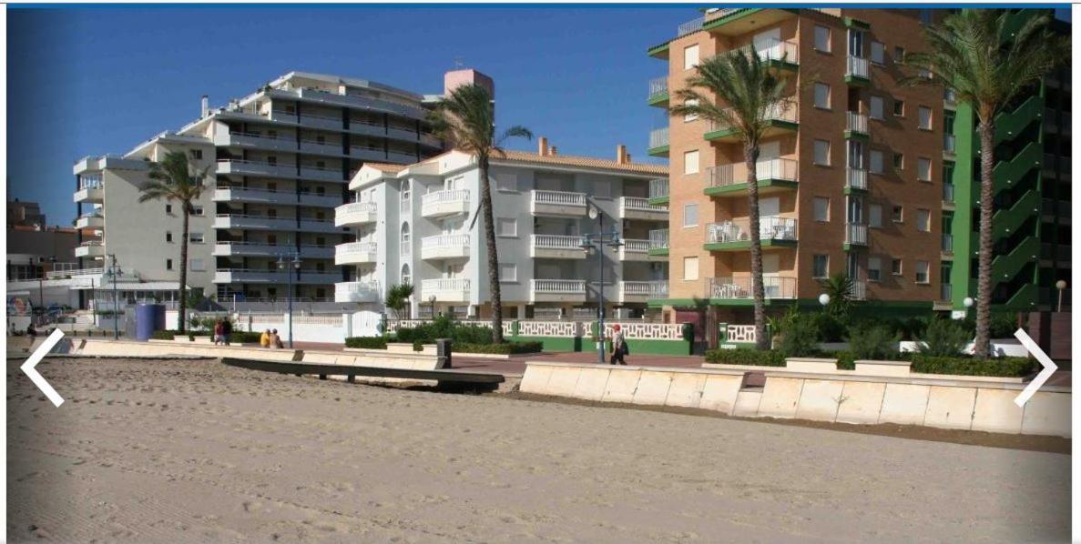 The Beach Across The Street Peniscola Bagian luar foto